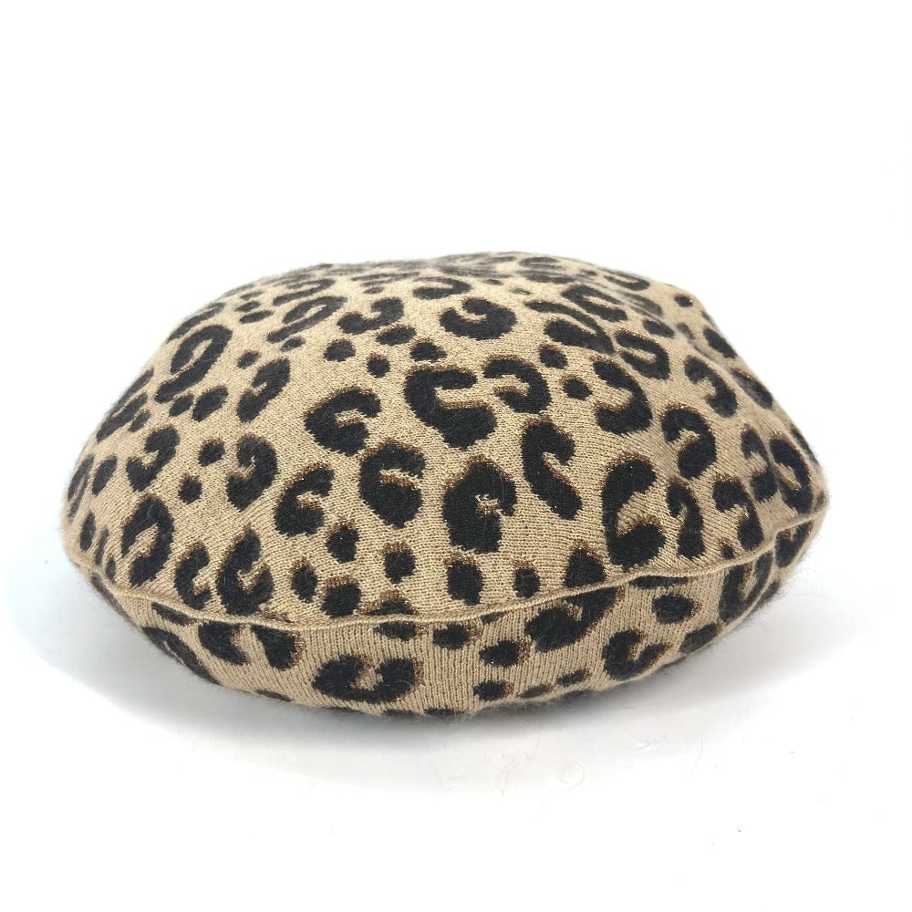 Louis Vuitton Beret M74776 Cashmere, Silk Beige Hat Belle Maille Leopard Women: Material: Silk Gender: Women Pattern: hat Brand: LOUIS VUITTON Item: beret Model: Belle Maille Leopard Line: hat Gender: Women Color: beige Material: Cashmere, Silk Accessories: None Size: cm (approx.