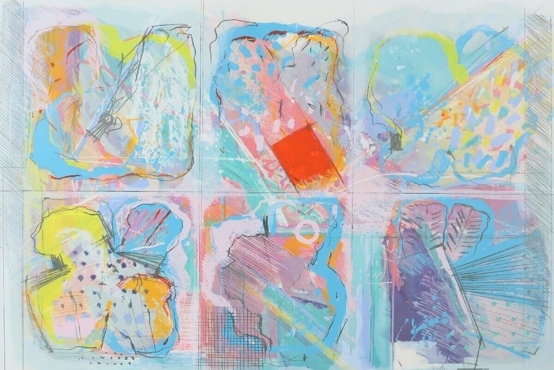 Calman Shemi (Argentina/Israel) Signed Mixed Media On Paper Framed Ed15: Unit Of Sale: Single Piece Artist: Calman Shemi Signed By: Calman Shemi Image Orientation: Landscape Size: Large Signed: Yes Material: Paper Framing: Framed Original/Licensed Reprint: Original Subject