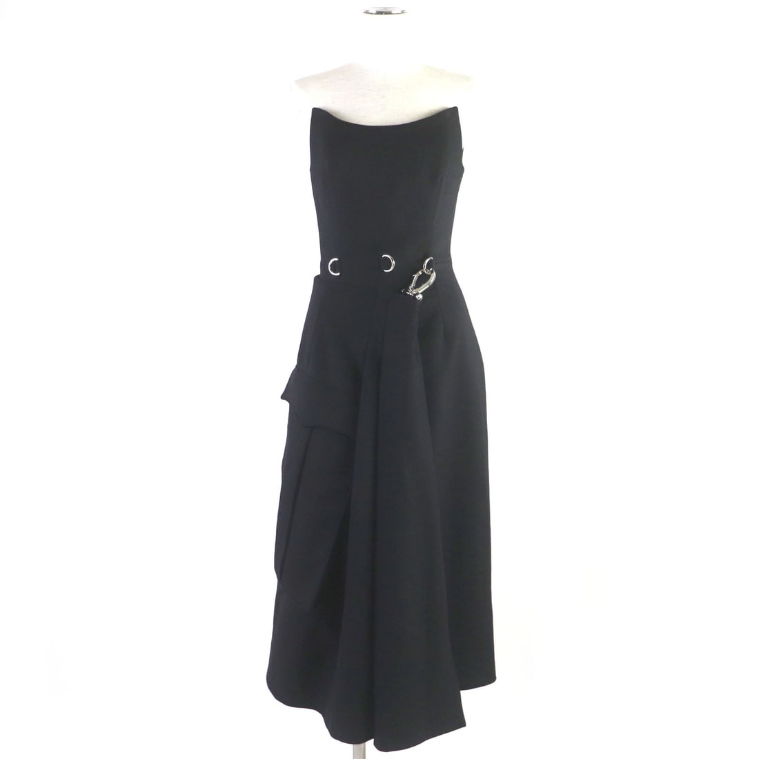 Prada Dress Outer: Material: Wool Gender: Women Brand: PRADA Item: dress Gender: Women Color: black Material: Outer: 100% virgin wool, Lining: 100% viscose Accessories: None Notation Size: 38 Size: cm (approx.): Dress l