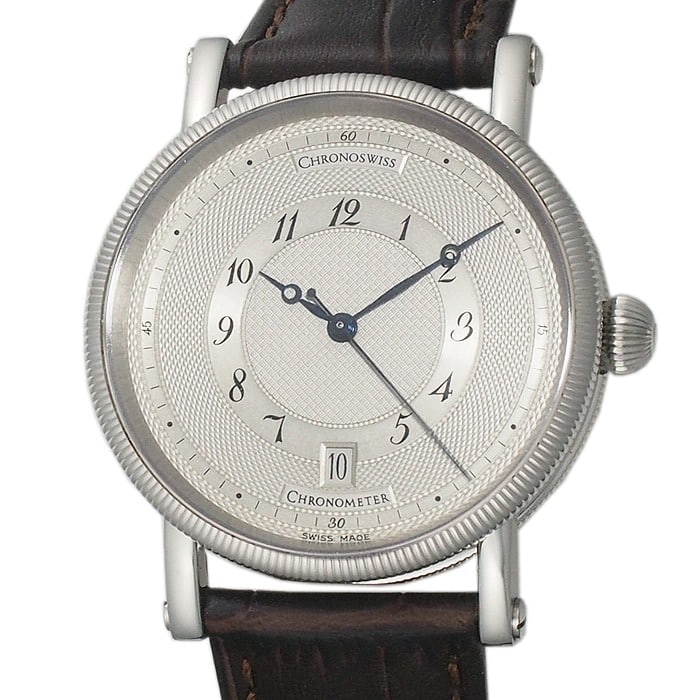 Chronoswiss Kairos Ch2823: Type: Wristwatch Customized: Yes Style: watches Movement: Automatic Display: Analog Case Size: 38mm Product Disclaimer: Items may exhibit light wear, such as minor scratches or slight tarnishing appro