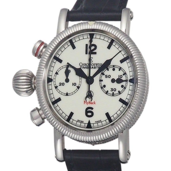 Chronoswiss Timemaster Flyback Chronograph Ch7633: Type: Wristwatch Customized: Yes Style: watches Movement: Automatic Display: Analog Case Size: 40mm Product Disclaimer: Items may exhibit light wear, such as minor scratches or slight tarnishing appro