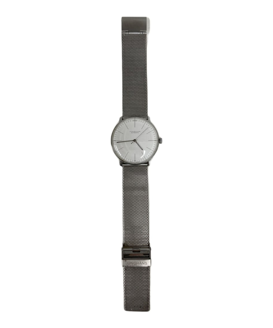 Junghans Max Bill 027/3501.00: Dial Size: 3.5cm x 3.5cm Color: White Max Wrist Size: 16.5cm Minimum Wrist Size: 16.5cm Type: Wrist watch Product Disclaimer: Items may exhibit light wear, such as minor scratches or slight tarnishing