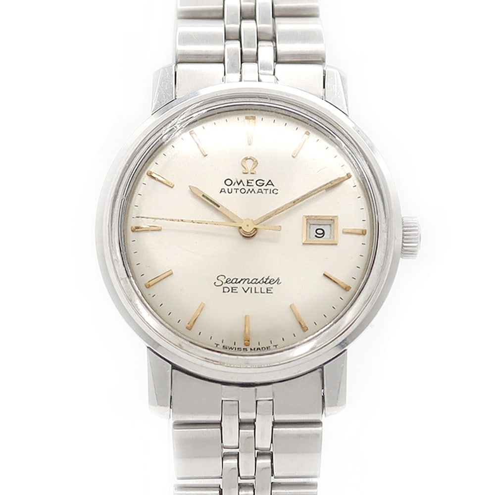 Omega Seamaster Deville Date Deville: Type: Wristwatch Customized: Yes Style: watches Movement: Automatic Display: Analog Case Size: 28 mm Product Disclaimer: Items may exhibit light wear, such as minor scratches or slight tarnishing appr