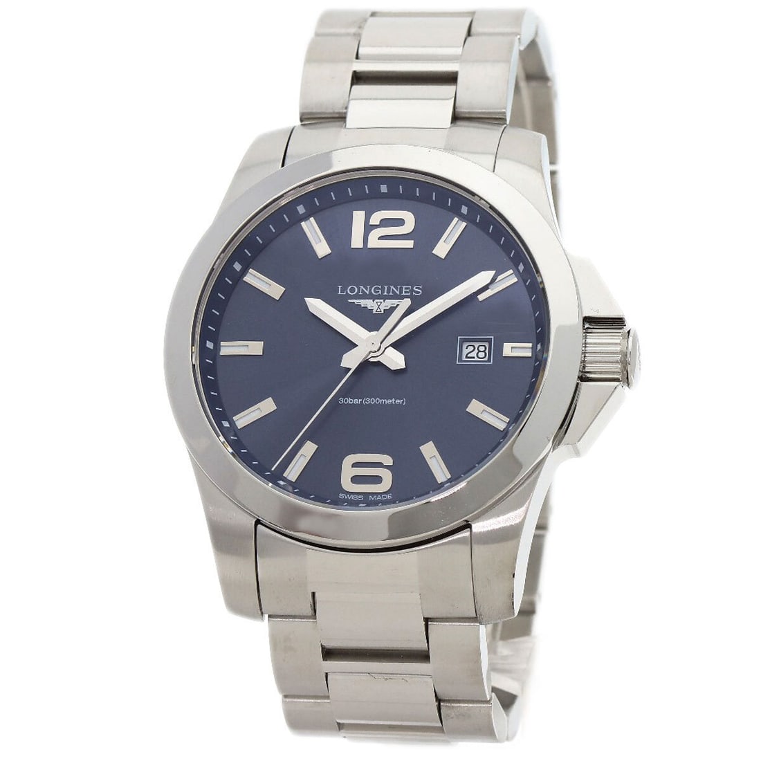 Longines Conquest L3.760.4 Watches L3.760.4 Stainless Steel/Stainless Steel Mens: Style: Watches Material: Stainless Steel Display: Analog display Movement: Quartz Type: Wristwatch Exterior Color: Silver Wrist Size: 7.10inch Product Disclaimer: Items may exhibit light wear, such as