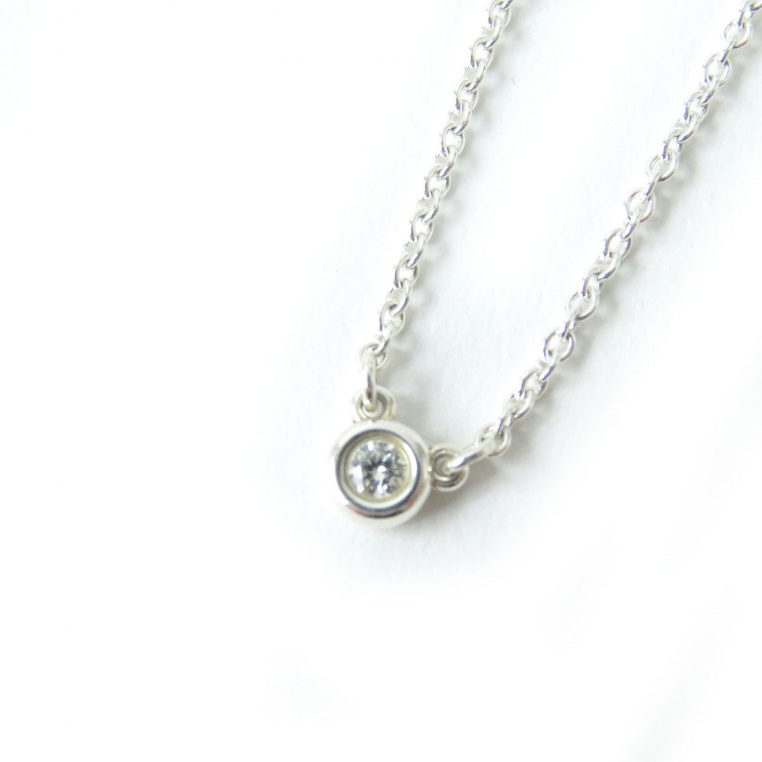 Tiffany&Co. Necklace Main: Gender: Women Pattern: El Saperetti Brand: TIFFANY&Co. Item: Necklace Model: By the yard Line: El Saperetti Gender: Women Color: Silver Material: Main: AG925, Part: Diamond Weight: 1.5g Accessories: B