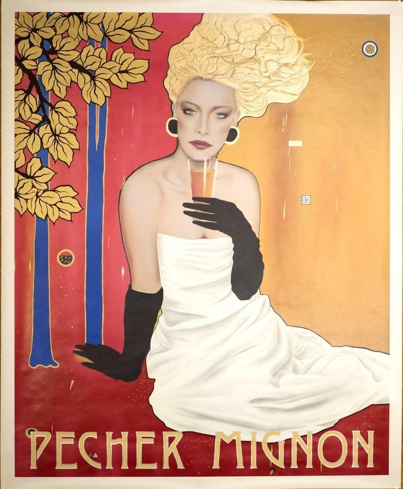 Champagne Pecheur Mignon Razzia Poster Original 1St Printing Serigraphy: Artist: Razzia Unit Of Sale: Single Piece Size: Large Signed: No Color: Red Date Of Creation: 1990"s Certificate Of Authenticity (Coa): Yes Original/Licensed Reprint: Original Framing: Unframed Subjec