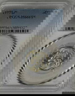 1977 D Jefferson Nickel 5C Pcgs Certified Ms 66 Fs Mint Unc - Full Steps (432): Certification: PCGS Composition: Nickel Grade: MS 66 Year: 1977 Circulated/Uncirculated: Uncirculated Mint Location: DENVER Km Number: Unknown Certification Number: 45869432 Denomination: Cent