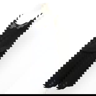 Chanel Overalls P37852K02520 Knit Black Women 38: Gender: Women Brand: CHANEL Item: overalls Gender: Women Color: black Material: knit Accessories: None Notation Size: 38 Size: cm (approx.): Shoulder width: 27 Dress length: 83 Width: 35 Waist: 35