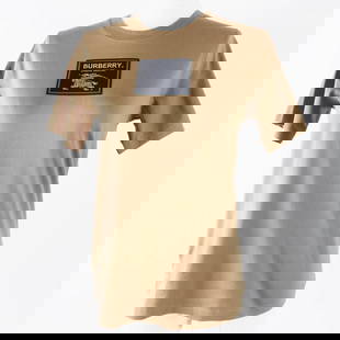 Burberry Short Sleeve T-Shirt 8065777 Main: Material: Cotton Gender: Women Brand: BURBERRY Item: Short sleeve T-shirt Gender: Women Color: Brown Material: Main: 100% cotton, part: 98% cotton, part: 2% polyurethane Accessories: tag Notation