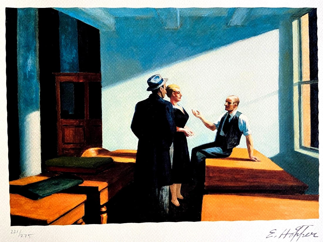 Edward Hopper Lithograph (Norman Rockwell Paul Gauguin Czanne Douard Manet): Brand: Unbranded Product Disclaimer: Please review the full description and photos. Lithographs may be plate-signed, hand-signed, or slab-signed and can include a COA (see images); edition numbers sho