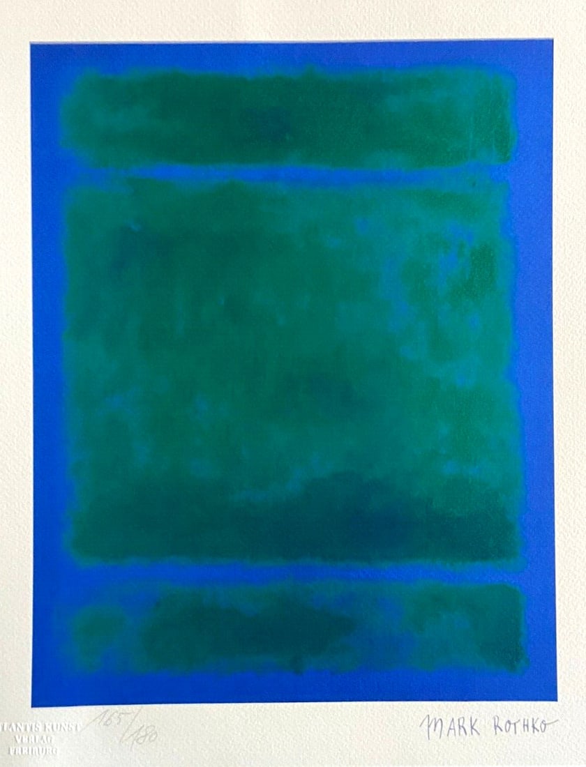 Mark Rothko Lithograph Handmade (1 of 10)