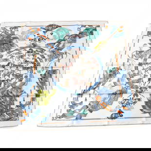 Hermes Scarf Main: Material: Silk Gender: Women Pattern: Carre90 Brand: HERMES Item: scarf Model: CAVAL CADES Line: Carre90 Gender: Women Color: BLANC/BLEU JEAN Material: Main: 100% silk Accessories: Box, tag, ribbon,