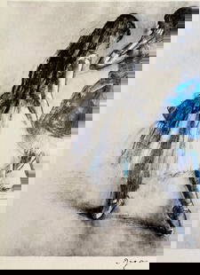 Edgar Degas Lithograph Coa Mourlot Published Signed Op Catalog: Edgar Degas Lithograph COA Mourlot Published Signed OP Catalog @ Edgar Degas Lithograph printed by the Mourlot brothers in 1943 "Dancers Signature Edgar Degas on the slab. The graphic work