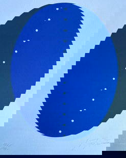 Lucio Fontana Lithograph: Lucio Fontana " Concept spatial- " Chromolithographie Imprim en 1978 180 exemplaires d'Atlantis Verlag, Fribourg 32 x 41 cm Signature Lucio Fontana sur la dalle COA e signe Penna Cachet en relief et