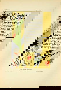 Original Vintage Poster Musical Score By Cheret For Affiches Etrangeres 1897: Artist: CHERET Style: Art Nouveau Date Of Creation: 1897 Year Of Production: 1897 Width (Inches): 8.5 Subject: VENTE Original/Licensed Reprint: Original Height (Inches): 12 Type: Poster Product