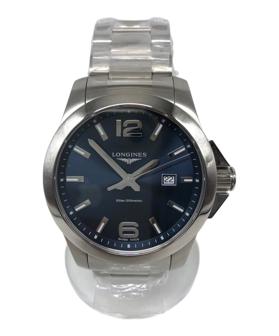 Longines Conquest/Wrist Watch L3.760.4: Brand: LONGINES Dial Size: 4.5cm x 5cm Minimum Wrist Size: 26.2cm Type: Wrist watch Product Disclaimer: Items may exhibit light wear, such as minor scratches or slight tarnishing appropriate to their