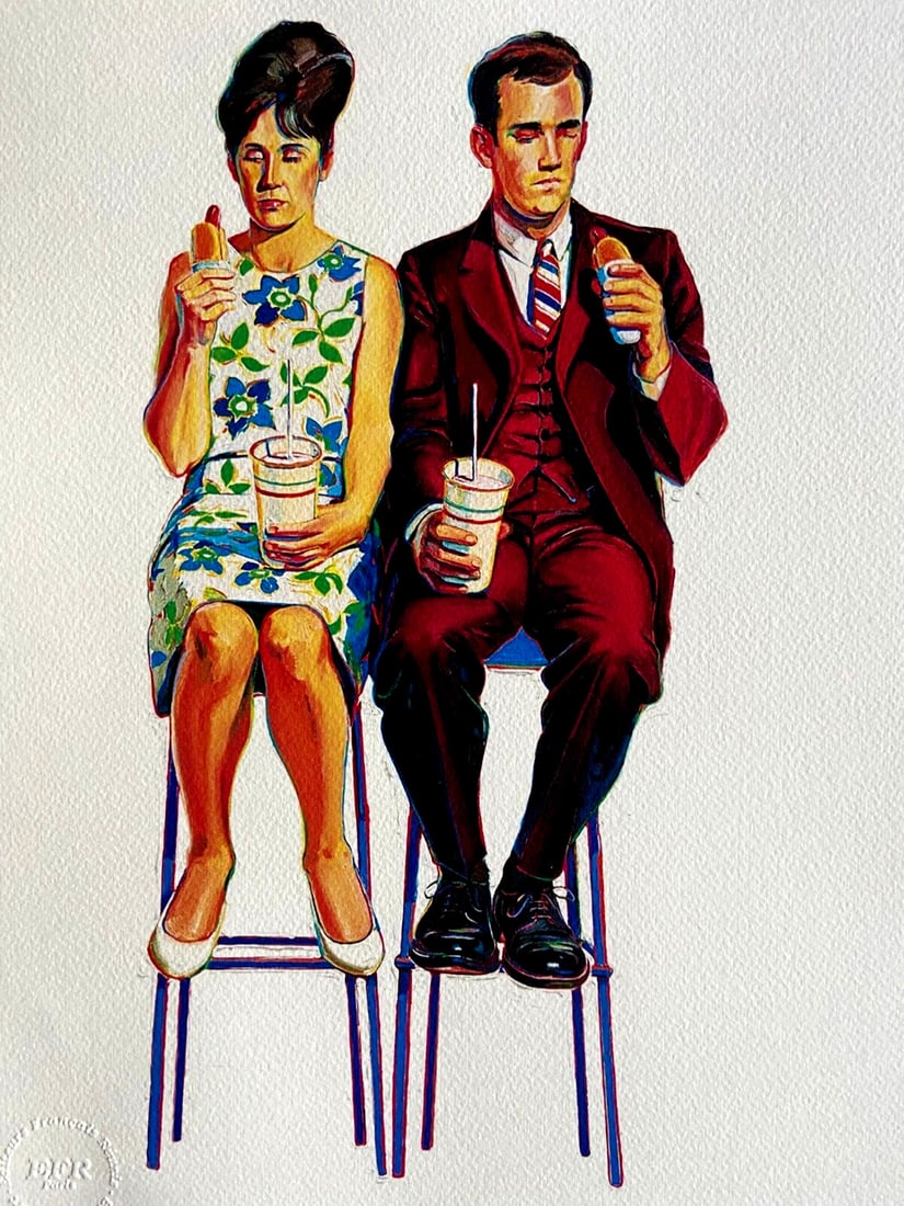 Wayne Thiebaud Lithograph Coa Signed Op Numbered - Roy Lichtenstein (1 of 8)