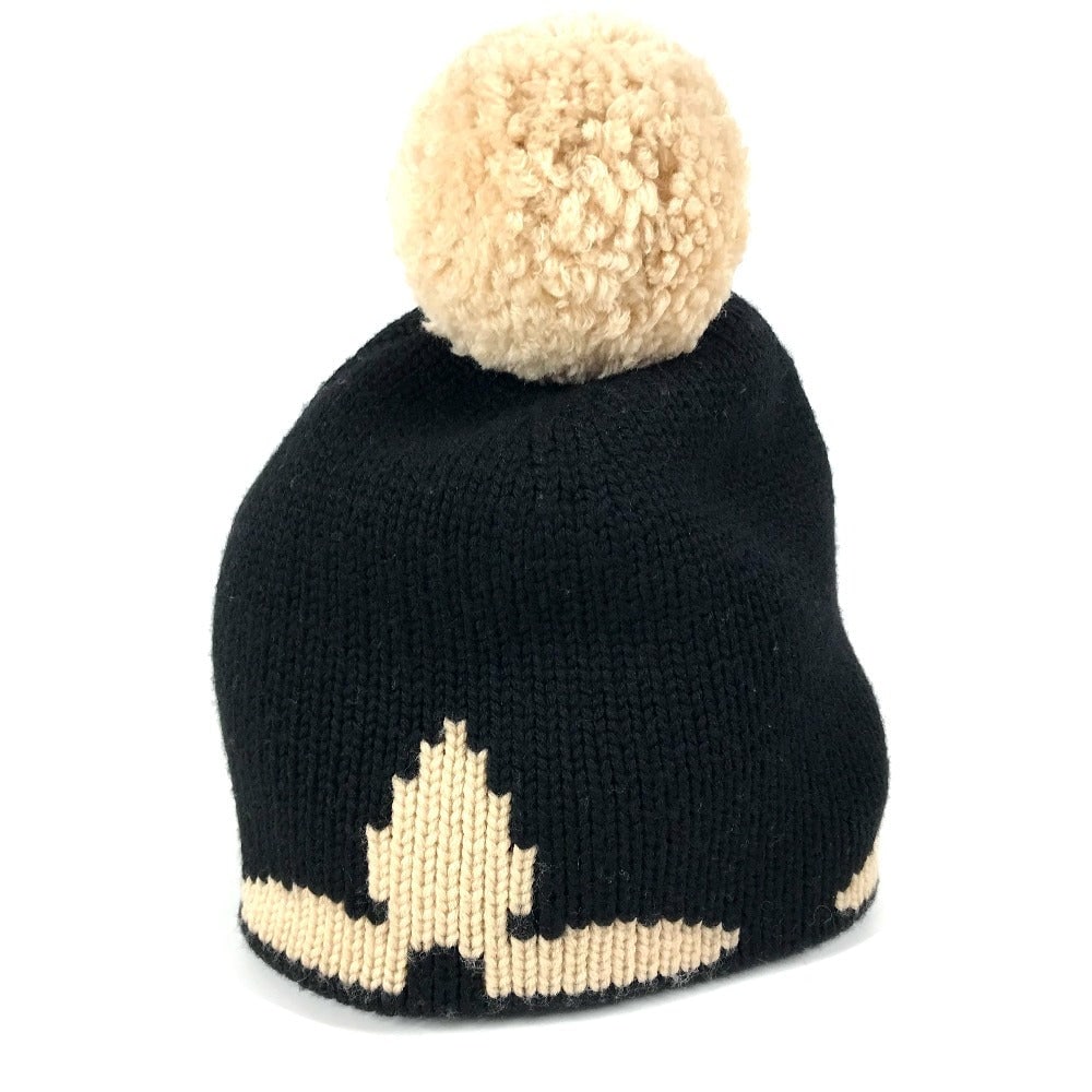 Louis Vuitton Knit Hat M70840 Wool Black With Pompoms Bonnet Morning Rum: Material: Wool Gender: Unisex Pattern: With pompoms Brand: LOUIS VUITTON Item: Knit hat Model: Bonnet morning rum Line: With pompoms Gender: unisex (Unisex) Color: black Material: wool Accessories: No
