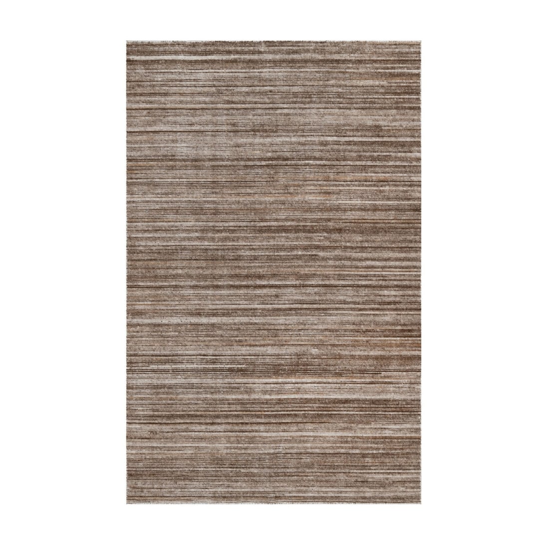 5'1"X8'1" Coffee Brown Modern Design Pure Wool Hand Loomed Oriental Rug: Style: Modern Type: Indoor Material: Wool Color: Brown Item Length: 97 Item Width: 61 Rug Type: Hand Loomed Pile: Wool Shape: Rectangular Field Color: Brown Size: 5"1" x 8"1" / 155 CM X 246 CM Age: 20