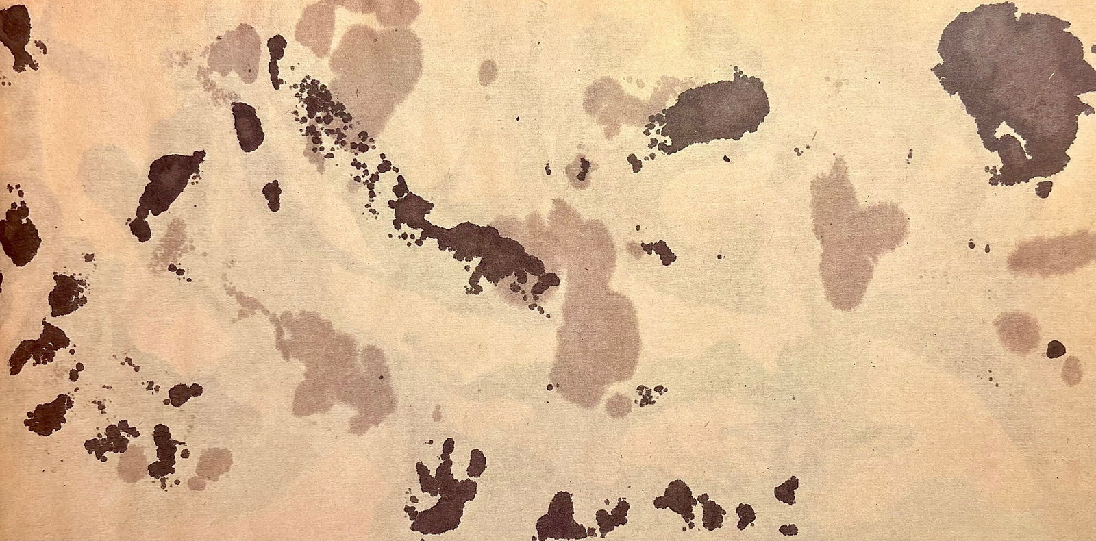 Jackson Pollock, Composition, Jackson Pollock, The Last Sketchbook, Lithograph: Lithograph on vlin Mohawk paper. Inscription: unsigned and unnumbered, as issued. Paper Size: 5 x 12 inches. Excellent condition. Notes: From the album, Jackson Pollock, The Last Sketchbook, 1982. Pub