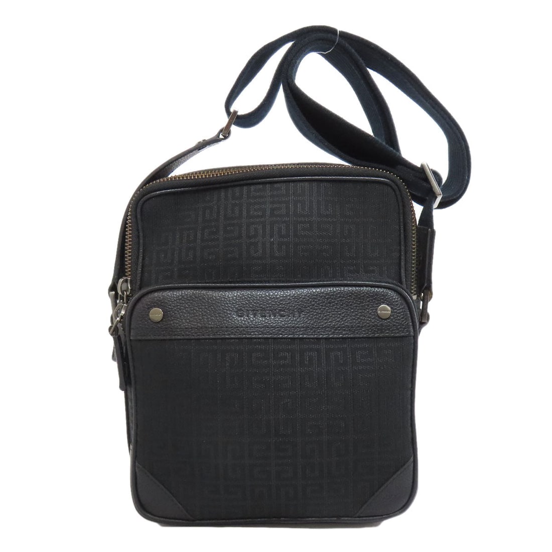 Givenchy Shoulder Bag Canvas Black Logo Women: Material: Canvas Gender: Women Brand: Givenchy Item: Shoulder Bag Model: logo Gender: Women Color: black Material: canvas Accessories: None Size: cm (approx.): W18.5 x H23 x D10x D10 Shoulder: 138 inc