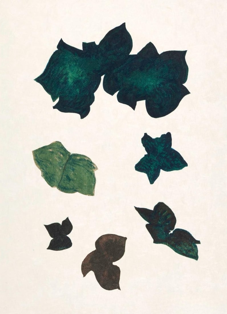 Georges Braque, Composition (Vallier 143), La Libert Des Mers, Lithograph: Lithograph on grand vlin d'Arches paper. Paper size: 22.83 x 15 inches. Excellent condition. Inscription: unsigned and unnumbered, as issued. Notes: from the folio, La Libert des Mers, 1959. Published