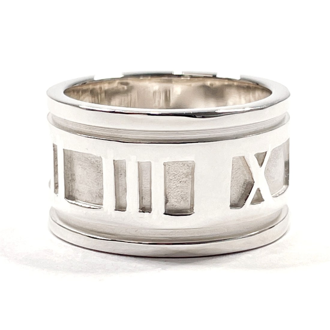 Tiffany&Co. Ring Silver925 Silver Atlas Women: Material: Silver925 Gender: Women Brand: TIFFANY&Co. Item: Ring Model: Atlas Gender: Women Color: Silver Material: Silver925 Accessories: None Size: cm (approx.): 12(JPsize) US 6.5 EU 52 Ring Width: 1