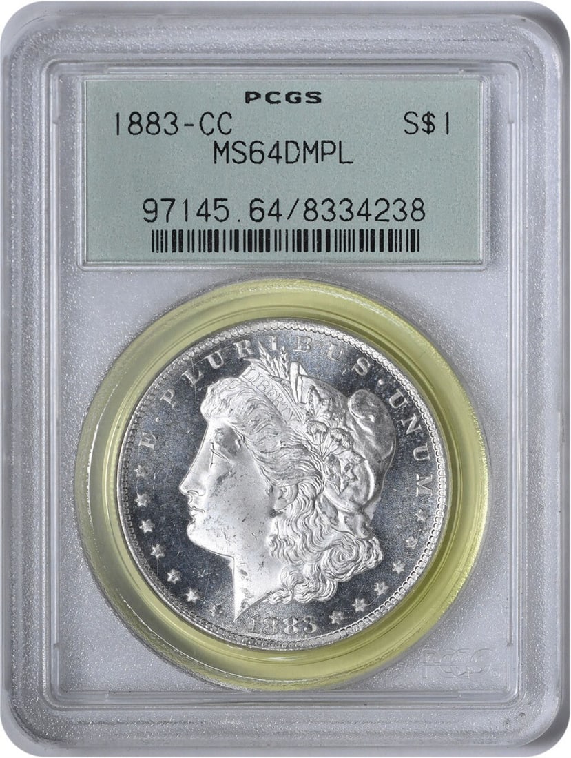 1883-Cc Morgan Silver Dollar Ms64Dmpl Pcgs (1 of 3)