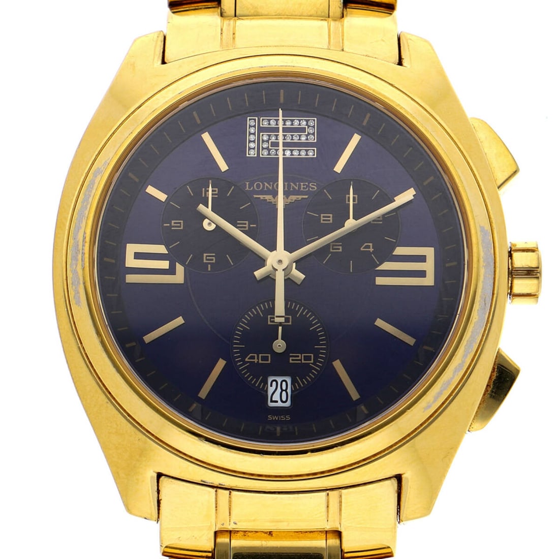 Longines Lungomare Watch Men: Brand: longines Type: Wristwatch Customized: Yes Style: watches Movement: quartz Display: Analog Case Size: 43mm Product Disclaimer: Items may exhibit light wear, such as minor scratches or slight tar