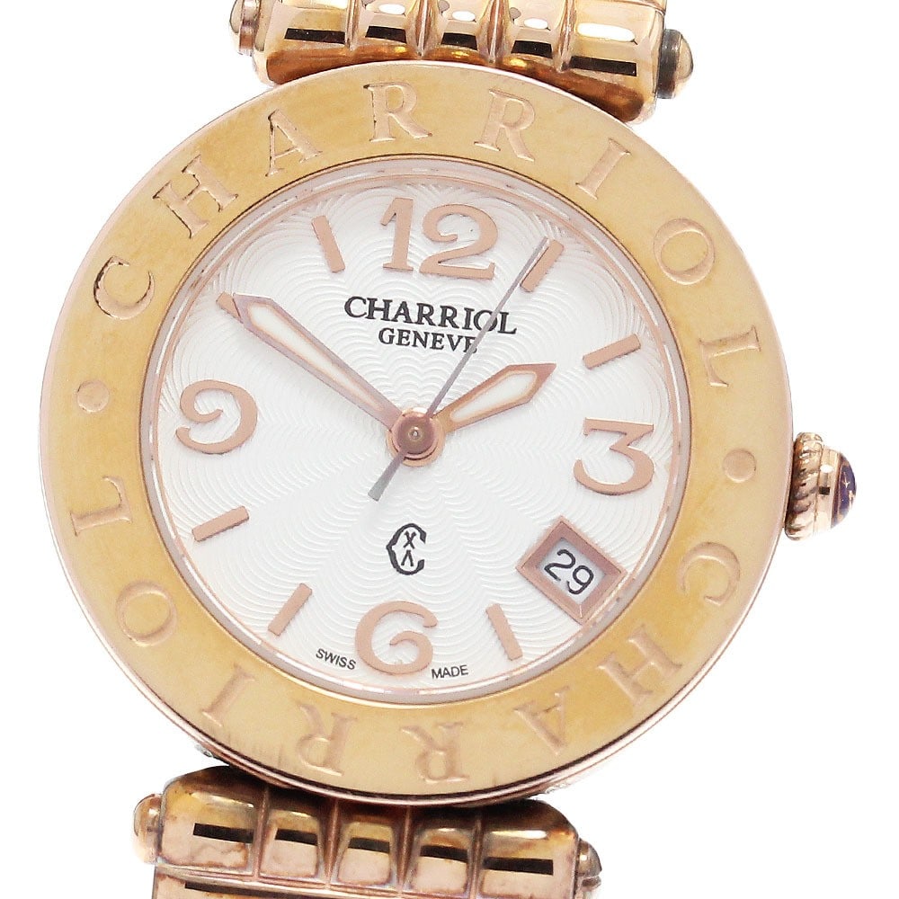 Charriol Alexander Acs.51.801: Brand: Charriol Type: Wristwatch Customized: No Style: watches Movement: Quartz Dial Color: white Display: Analog Case Material: SS/GP Case Size: 26mm Product Disclaimer: Items may exhibit light wear,