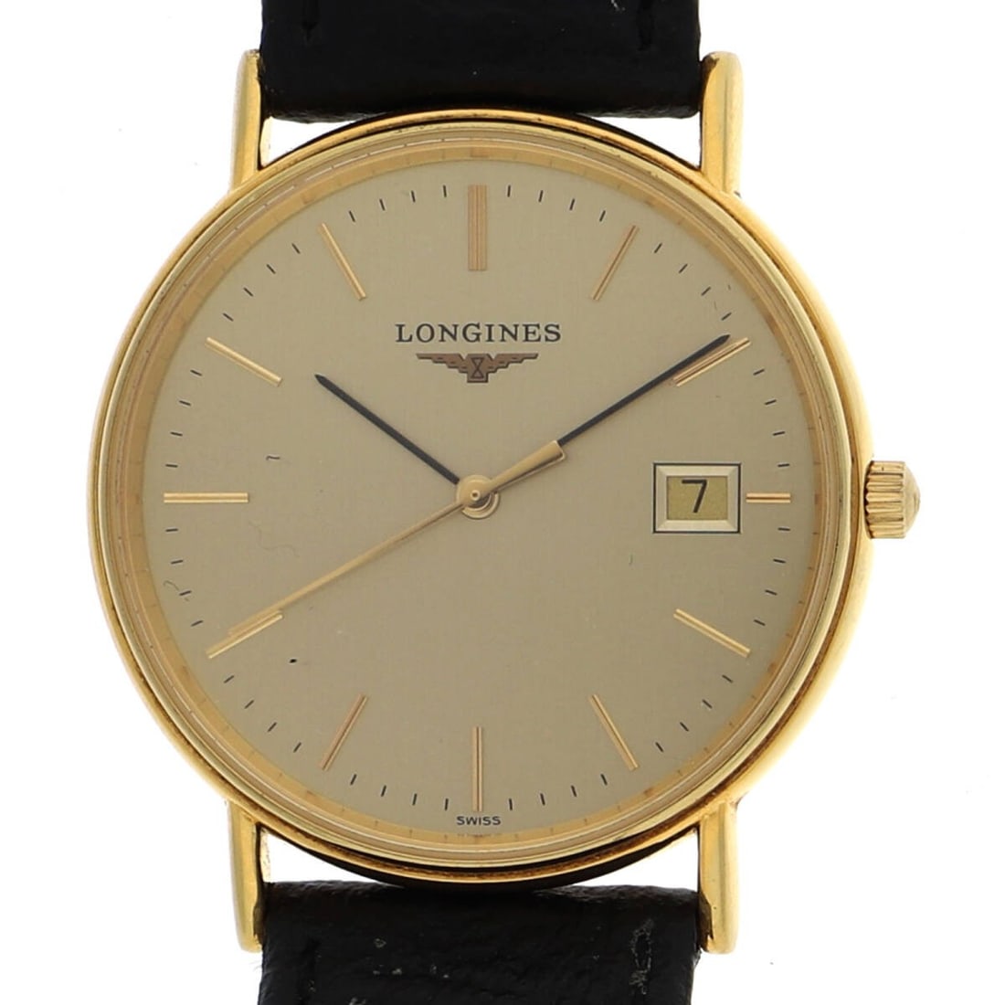 Longines Grand Classic L4.720.2: Brand: LONGINES Type: Wristwatch Customized: No Style: watches Movement: Quartz Dial Color: gold Display: Analog Case Material: GP Case Size: 33mm Product Disclaimer: Items may exhibit light wear, suc