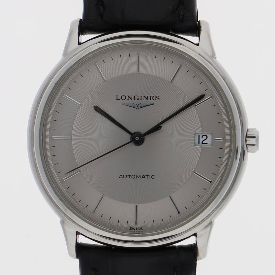Longines Grand Classic L4.678.4: Brand: LONGINES Type: Wristwatch Customized: Yes Style: watches Movement: Automatic Dial Color: Silver Display: Analog Case Material: stainless Case Size: 34mm Product Disclaimer: Items may exhibit li
