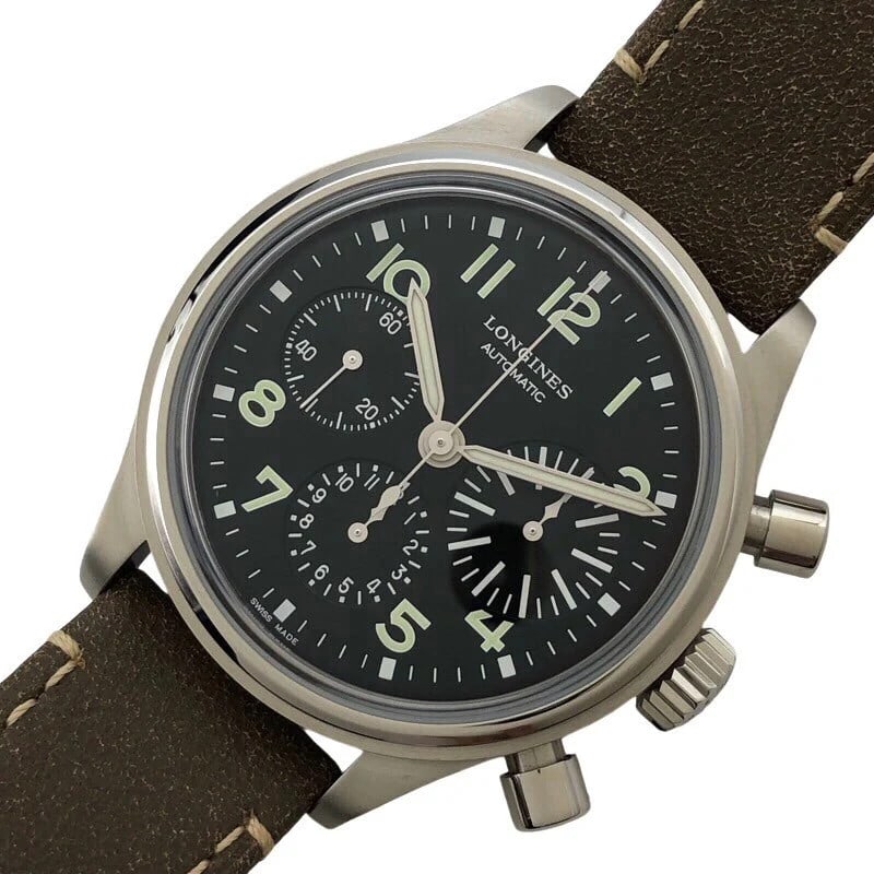 Longines Avigation Bigeye L2.816.4.53.2: Brand: LONGINES Movement: Automatic Material: stainless Color: Black Dial Color: Black Arm Circumference Size: 16-20cm Water Resistance: Daily Life 30M Type: Wrist watch Product Disclaimer: Items may