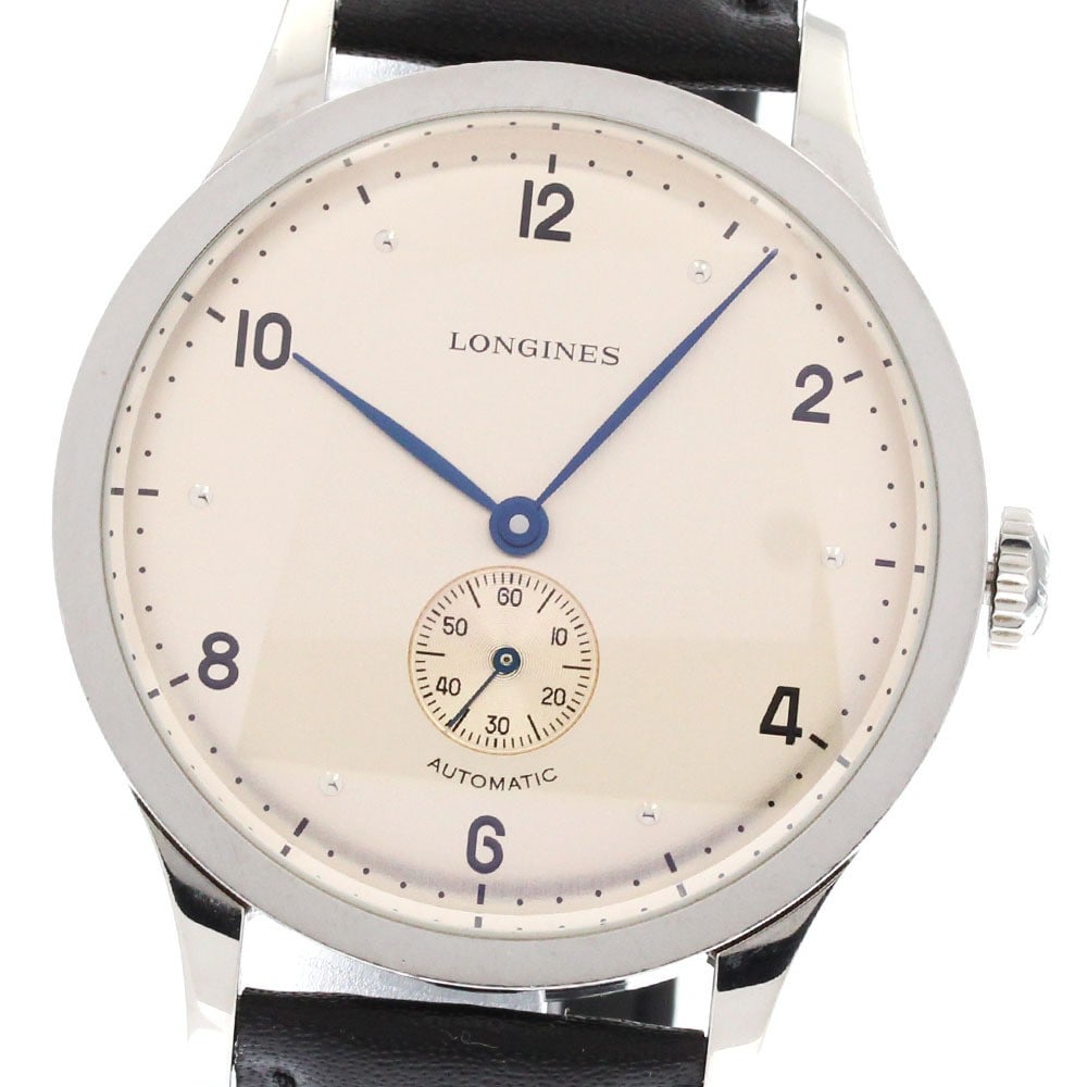 Longines Heritage 1945 L2.813.4: Brand: LONGINES Type: Wristwatch Customized: Yes Style: watches Movement: Automatic Dial Color: Silver Display: Analog Case Material: SS Case Size: 40mm Lug Width: 20mm Product Disclaimer: Items may e