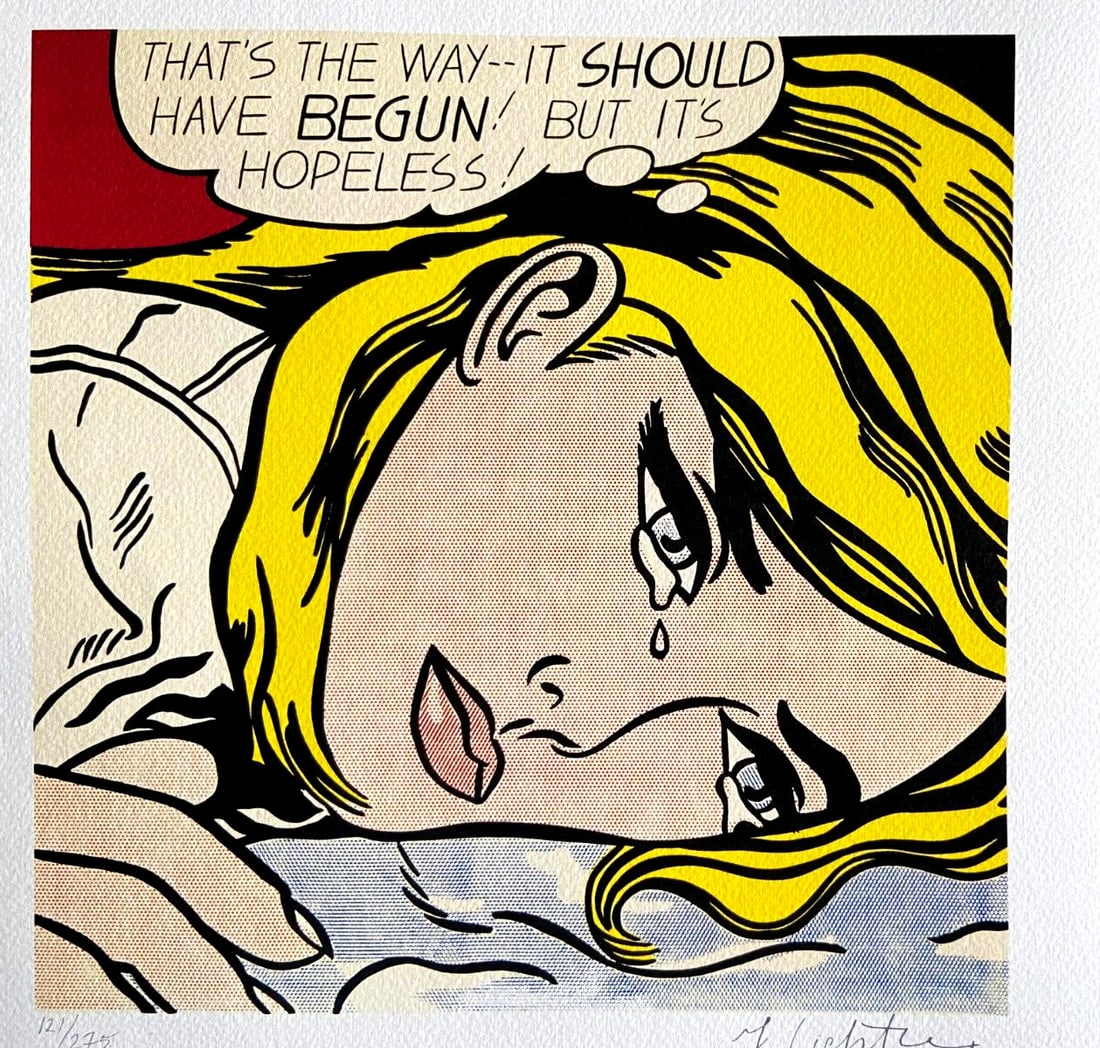 Roy Lichtenstein Lithograph Coa Signed Numbered (1 of 11)