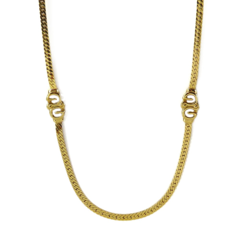 Givenchy Necklace Metal Gold Women: Gender: Women Brand: Givenchy Item: Necklace Gender: Women Color: gold Material: metal Weight: 20.4g Accessories: None Size: cm (approx.): Total Length: 62.5cm inch (approx.): Total Length: 24.6 Condi