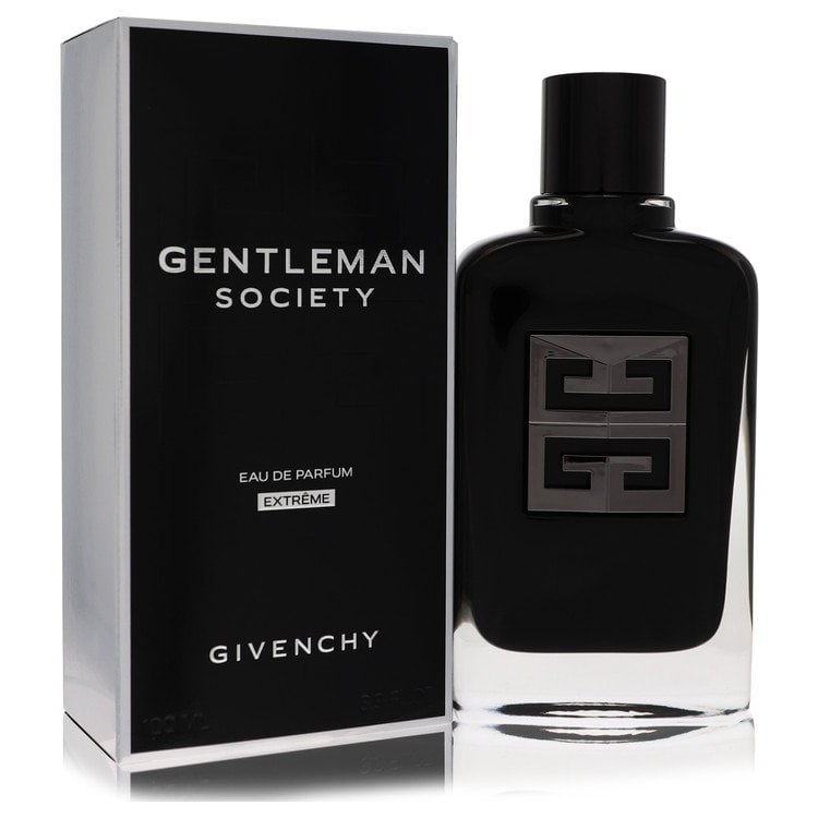 Gentleman Society Extreme Cologne By Givenchy Eau De Parfum Spray: Brand: Givenchy Size: 3.4 oz Eau De Parfum Spray Grams: 500 Type: Eau De Parfum Spray Fragrance: Cologne for Men Product Disclaimer: Authentic fragrances; some boxes may show shelf wear. We strongly e