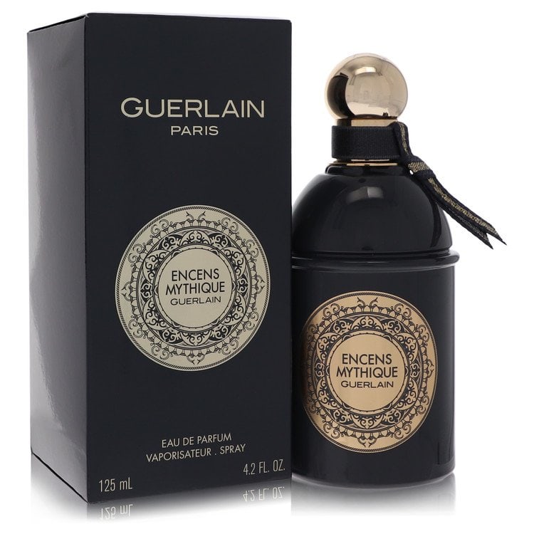 Encens Mythique D'Orient Perfume By Guerlain Eau De Parfum Spray (Unisex): Brand: Guerlain Size: 4.2 oz Eau De Parfum Spray Grams: 500 Type: Eau De Parfum Spray (Unisex) Fragrance: Perfume for Women Product Disclaimer: Authentic fragrances; some boxes may show shelf wear. We