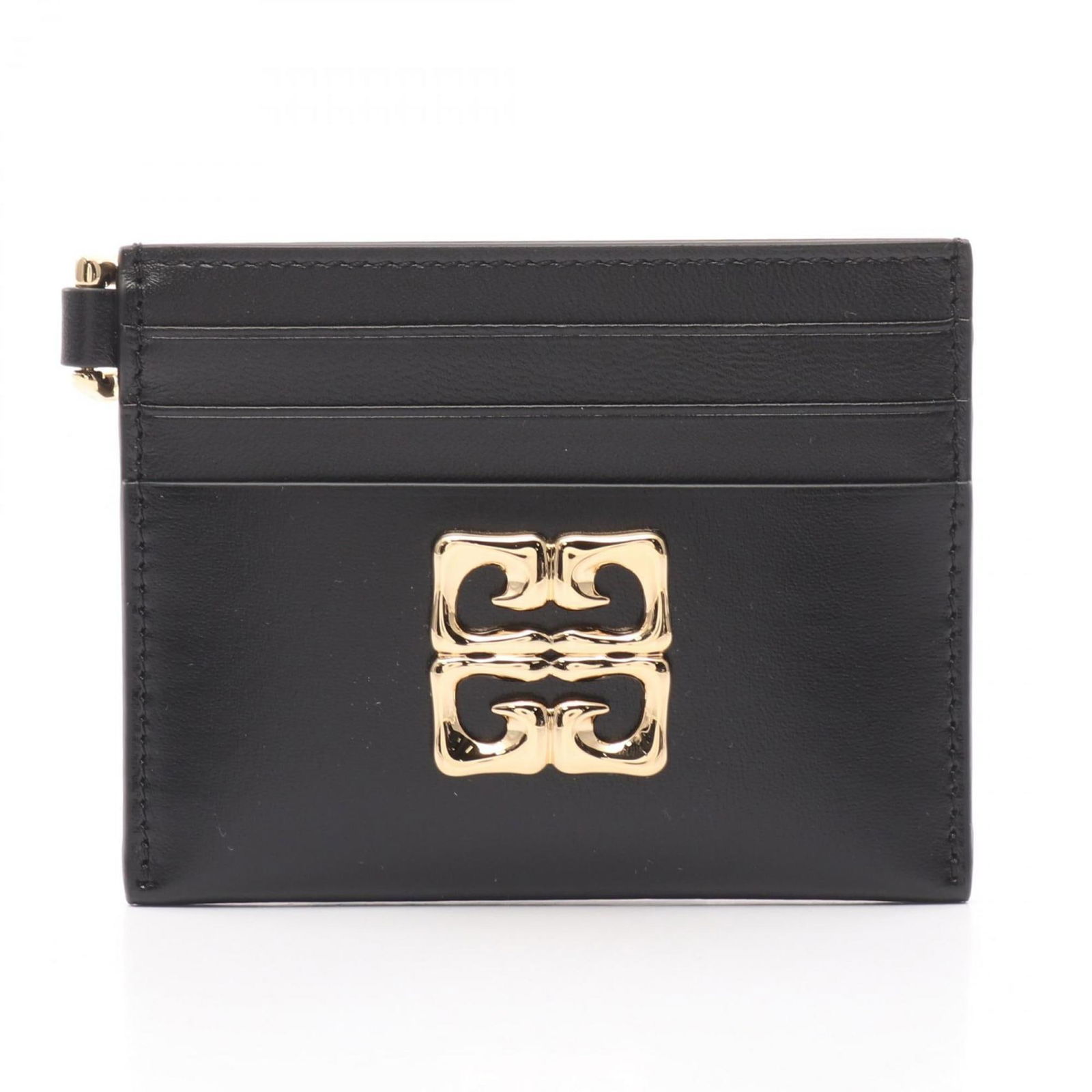 Givenchy 4G Liquid Card Holder: Brand: Givenchy Type: Card Case Gender: Women Color: Black Material: Leather Condition: Opened (never used) Product Disclaimer: Minor wear from age or display may be present. We strongly encourage bid