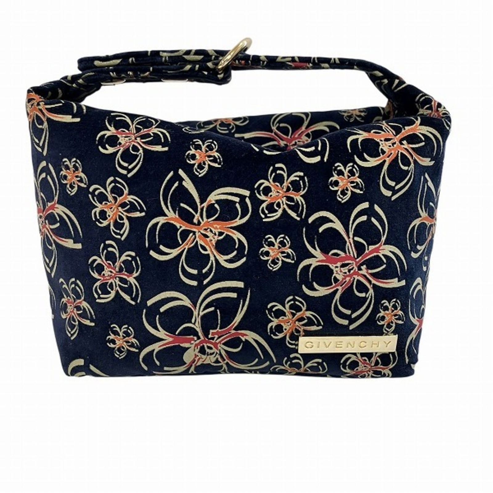 Givenchy Navy Suede Pouch: Brand: Givenchy Type: Pouch Material: Suede Color: Navy Gender: Women Size (Hxwxd): 11.5cm x 15cm x 8.5cm / 4.52'' x 5.9'' x 3.34'' Condition: Used (very good), A few traces of usage, some scratches /