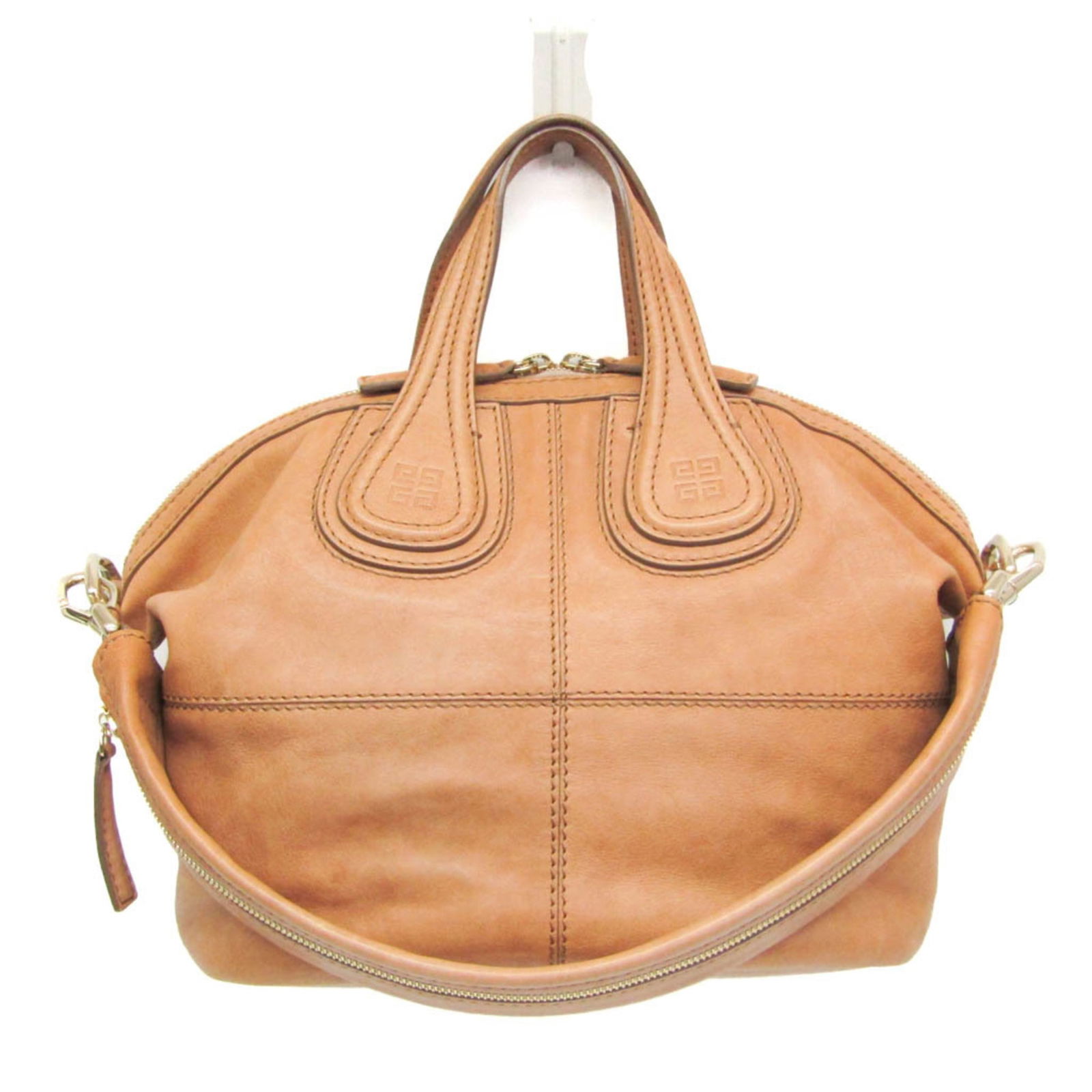 Givenchy Nightingale Women'S Leather Handbag: Brand: Givenchy Type: Handbag, Shoulder Bag Material: Leather Color: Light Brown Gender: Women Size (Hxwxd): 23.5cm x 29cm x 11cm / 9.25'' x 11.41'' x 4.33'' Handle Length: 30cm / 11.81'' Strap Length