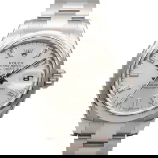 Rolex Datejust 179160 Stainless Steel Watch: Brand: Rolex Type: Wristwatch Gender: Women Display: Analog Material (Case): Stainless Steel Material (Band): Stainless Steel Color (Dial): Silver Case Diameter: 33mm / 1.3'' Wrist Size: 16cm /