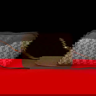 Gucci Shoulder Bag Leather Brown: Material: Leather Gender: Women Brand: GUCCI Item: Shoulder Bag Type: GG logo Gender: Women Color: Brown Material: Leather, PVC Accessories: None Size: cm (approx.): W22 x H16 x D5 Shoulder: 124 inch