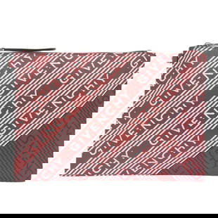 Givenchy Givenchy Clutch Bag Ned0169 Second Leather Red X White Black: Brand: Givenchy Type: Clutch Bag Material: Leather Color: Red Color, White Gender: Women Size (Hxwxd): 19.3cm x 28.8cm x 3.00mm / 7.59'' x 11.33'' x 0.11'' Condition: Used (like new), Hardly any