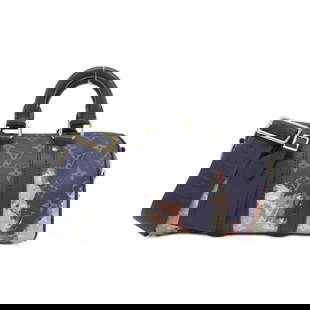 Louis Vuitton Monogram Bleach Keepall Bandouliere 25Cm M46804 Boston Bag: Brand: Louis Vuitton Type: Boston Bag Material: Coated Canvas Color: Ancre, Blue Hardware Color: Gold Gender: Women Size (Hxwxd): 15cm x 25cm x 11cm / 5.9'' x 9.84'' x 4.33'' Condition: Used (very