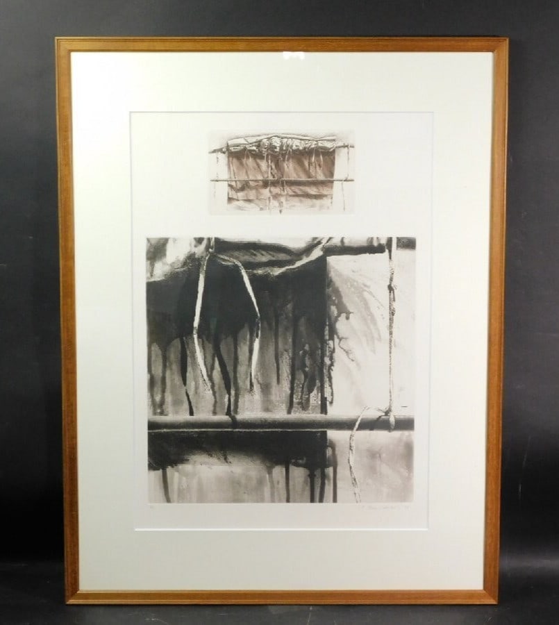 Gerard Titus-Carmel Original Etching Print Narwa Series, Signed Framed: Artist: Gerard Titus-Carmel Signed By: Gerard Titus-Carmel Signed: Yes Material: Paper Original/Licensed Reprint: Original Framing: Framed Region Of Origin: Europe Subject: Narwa Series Type: etching