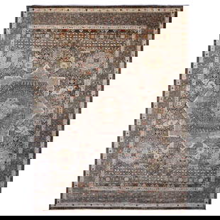 12'2"X16' Brown 14Th Century Mamluk Dynasty Pattern Hand Knotted Wool Rug: Style: Mamluk Type: Indoor Material: Wool Color: Brown Item Length: 192 Item Width: 146 Rug Type: Hand Knotted Pile: Wool Shape: Rectangular Field Color: Brown Size: 12"2" x 16"0" / 371 CM X 488 CM