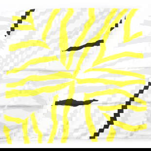 Hermes Scarf Main: Material: Silk Gender: Women Pattern: Carre90 Brand: HERMES Item: scarf Model: ROSACE DE JANOS BER Line: Carre90 Gender: Women Color: Yellow type Material: Main: 100% silk Accessories: box Size: cm