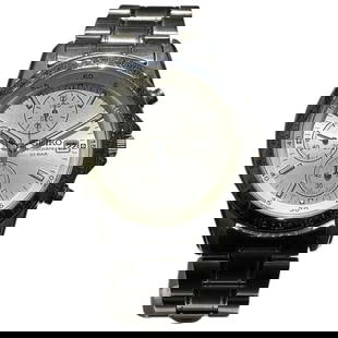 Seiko 7T92-0Dw0 Quartz Chrono Goraff Watch: Brand: Seiko Type: Wristwatch Gender: Men Material (Case): Stainless Steel Material (Band): Stainless Steel Color (Dial): White Case Diameter: 38.3mm / 1.51'' Wrist Size: 18cm / 7.08'' Condition: