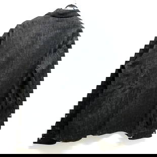 Dior Jacket 033D490A291X Denim Black 22S Oblique 48: Material: Denim Gender: Mens Pattern: 22S Brand: Dior Item: Jacket Model: Oblique Line: 22S Gender: mens Color: black Material: denim Accessories: None Notation Size: 48 Size: cm (approx.): Shoulder